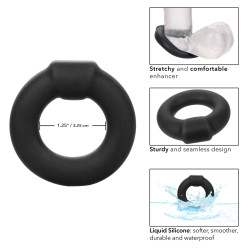 alpha ring by Calextotics Cockring Silicone Optimum Alpha 32mm Noir